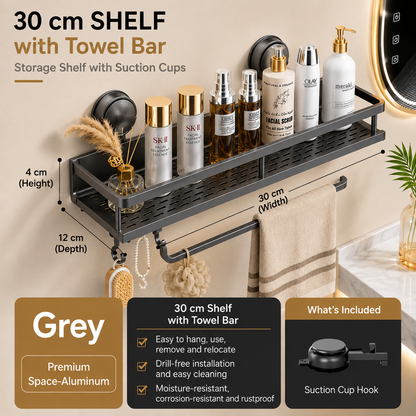 LuxeHold Bathroom Shelf